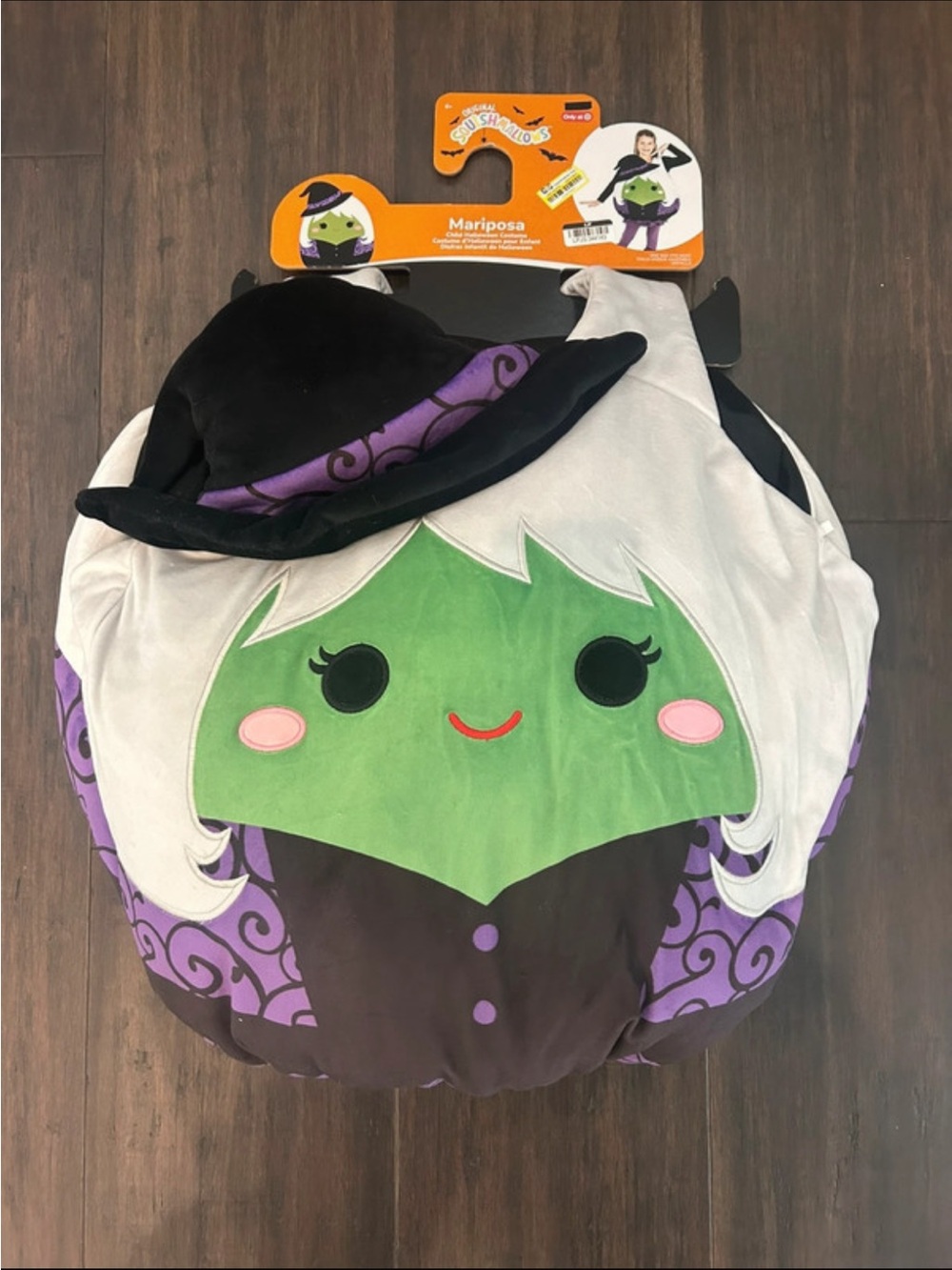Squishmallows Mariposa the Witch Kids Costume Plush Halloween - One Size